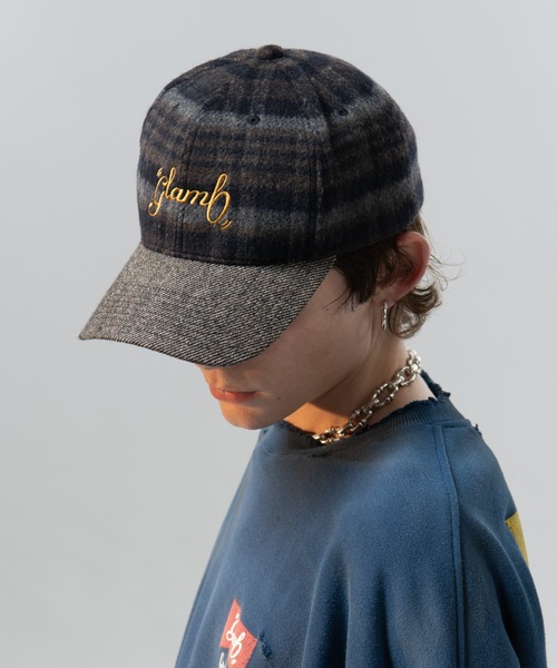 glamb（グラム）の「Trad Textile Cap / トラッドテキスタイルキャップ（キャップ・メンズ・ブラック/ワイン・FREE）」の6枚目の写真