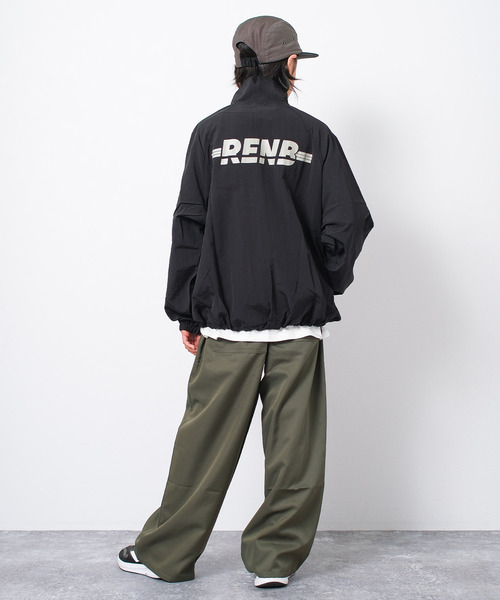 RAT EFFECT（ラットエフェクト）の「ナイロンハーフジッププルオーバー（スウェット・キッズ・ブラック/チャコールグレー・130/140/150/160/170）」の6枚目の写真