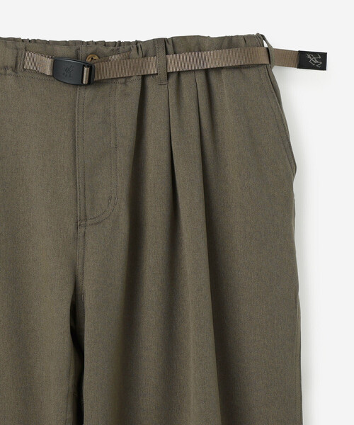 GRAMICCI 2タックワイドテーパードパンツ Bshop レディース Gramicci（グラミチ）の「【GRAMICCI】〈別注〉2タックワイド