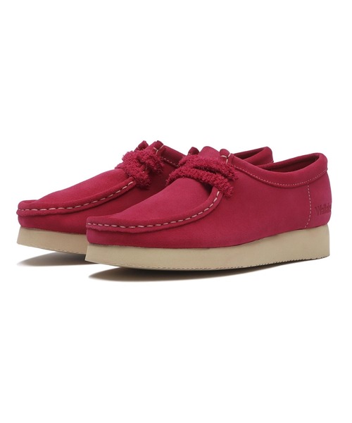 Clarks(クラークス)の「W WALLABEE 2604 26182220(モカシン/デッキシューズ・レディース・ピンク・6/5/4/3/4h/5h/3h)」の6枚目の写真