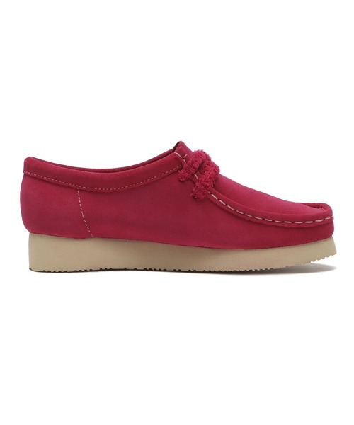 Clarks(クラークス)の「W WALLABEE 2604 26182220(モカシン/デッキシューズ・レディース・ピンク・6/5/4/3/4h/5h/3h)」の5枚目の写真