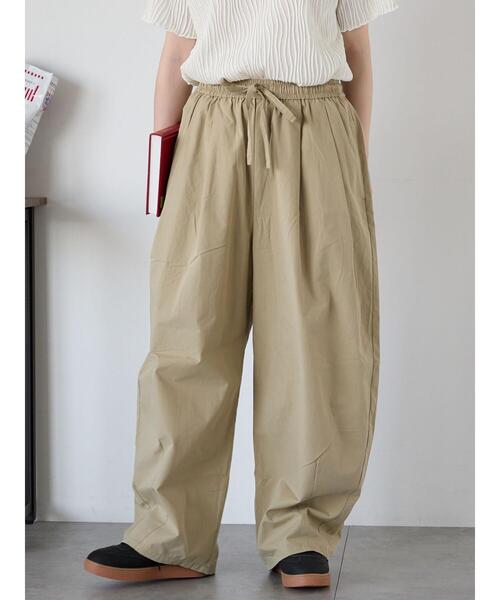 ehka sopo(エヘカソポ)の「コクーンイージーパンツ(その他パンツ・レディース・ブラウン/ベージュ/ブラック・F)」の7枚目の写真