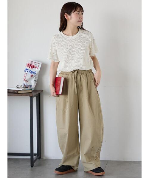 ehka sopo(エヘカソポ)の「コクーンイージーパンツ(その他パンツ・レディース・ブラウン/ベージュ/ブラック・F)」の10枚目の写真