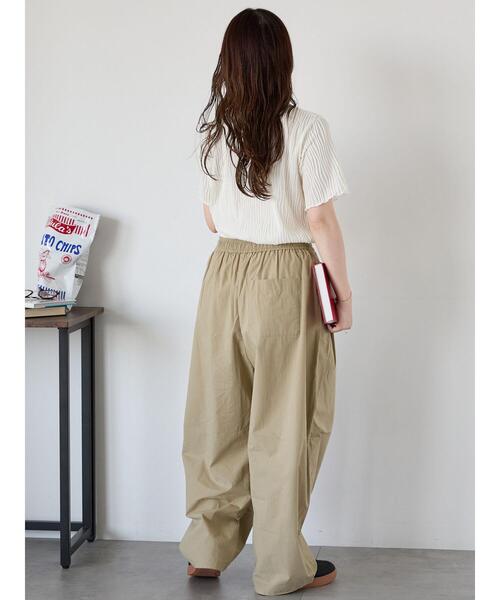 ehka sopo(エヘカソポ)の「コクーンイージーパンツ(その他パンツ・レディース・ブラウン/ベージュ/ブラック・F)」の13枚目の写真