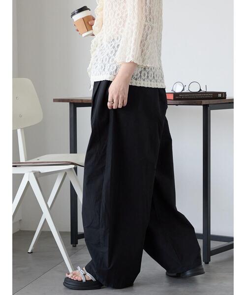 ehka sopo(エヘカソポ)の「コクーンイージーパンツ(その他パンツ・レディース・ブラウン/ベージュ/ブラック・F)」の15枚目の写真