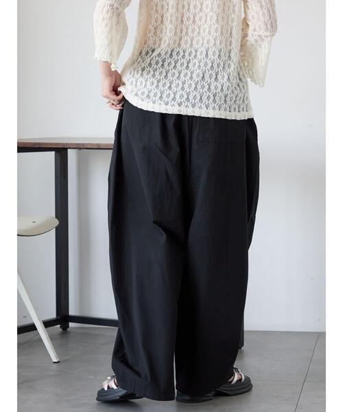 ehka sopo(エヘカソポ)の「コクーンイージーパンツ(その他パンツ・レディース・ブラウン/ベージュ/ブラック・F)」の16枚目の写真