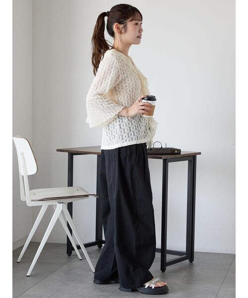 ehka sopo(エヘカソポ)の「コクーンイージーパンツ(その他パンツ・レディース・ブラウン/ベージュ/ブラック・F)」の19枚目の写真