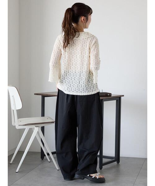 ehka sopo(エヘカソポ)の「コクーンイージーパンツ(その他パンツ・レディース・ブラウン/ベージュ/ブラック・F)」の20枚目の写真