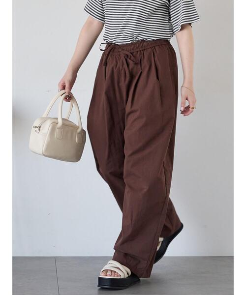 ehka sopo(エヘカソポ)の「コクーンイージーパンツ(その他パンツ・レディース・ブラウン/ベージュ/ブラック・F)」の21枚目の写真