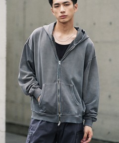 新品未使用！philme damage zipper hoodie パーカー セール】【nmtc+】remake zip up hoodie 1 / 【エヌエムティー