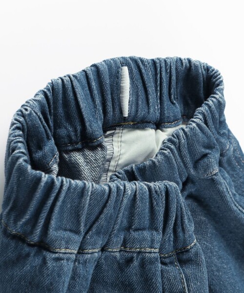 DRC branshes(ディーアールシーブランシェス)の「【WEB限定/DRC】オーバータックデニムロングパンツ(デニムパンツ・キッズ・ブラック/ブルー/ネイビー・120/110/130/140/150/100)」の5枚目の写真