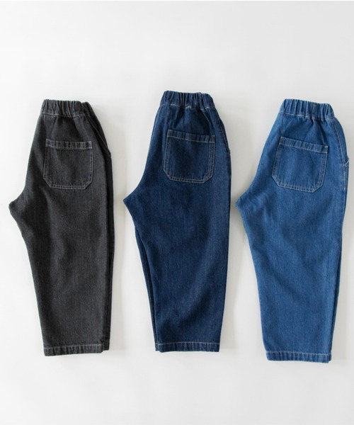 DRC branshes(ディーアールシーブランシェス)の「【WEB限定/DRC】オーバータックデニムロングパンツ(デニムパンツ・キッズ・ブラック/ブルー/ネイビー・120/110/130/140/150/100)」の16枚目の写真