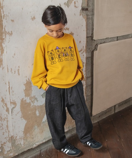 DRC branshes(ディーアールシーブランシェス)の「【WEB限定/DRC】オーバータックデニムロングパンツ(デニムパンツ・キッズ・ブラック/ブルー/ネイビー・120/110/130/140/150/100)」の14枚目の写真