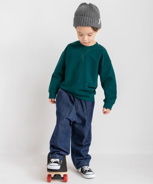 DRC branshes(ディーアールシーブランシェス)の「【WEB限定/DRC】オーバータックデニムロングパンツ(デニムパンツ・キッズ・ブラック/ブルー/ネイビー・120/110/130/140/150/100)」の21枚目の写真