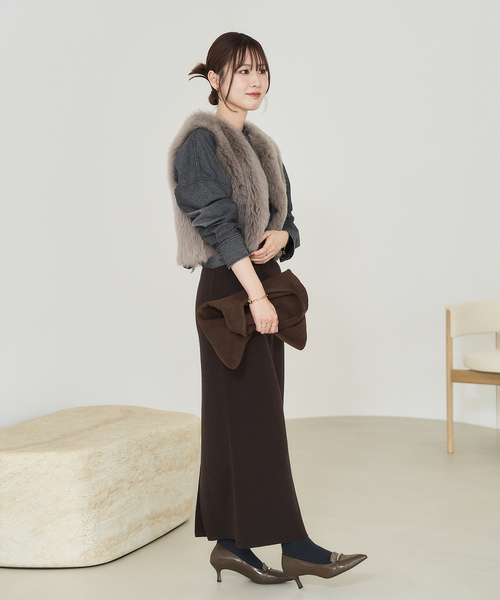 LE TALON（ルタロン）の「5cmポインテッドローファーパンプス（パンプス・レディース・ブラウン/ボルドー/ブラック系その他/チョコ・23.5cm/23cm/22.5cm/22cm/25.5cm/25cm/24.5cm/24cm）」の15枚目の写真