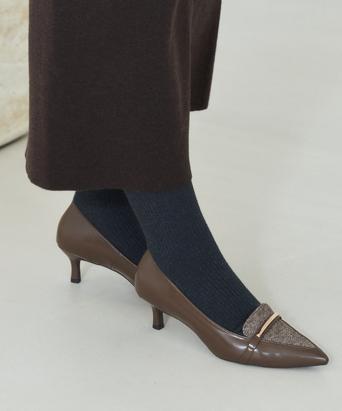 LE TALON（ルタロン）の「5cmポインテッドローファーパンプス（パンプス・レディース・ブラウン/ボルドー/ブラック系その他/チョコ・23.5cm/23cm/22.5cm/22cm/25.5cm/25cm/24.5cm/24cm）」の16枚目の写真