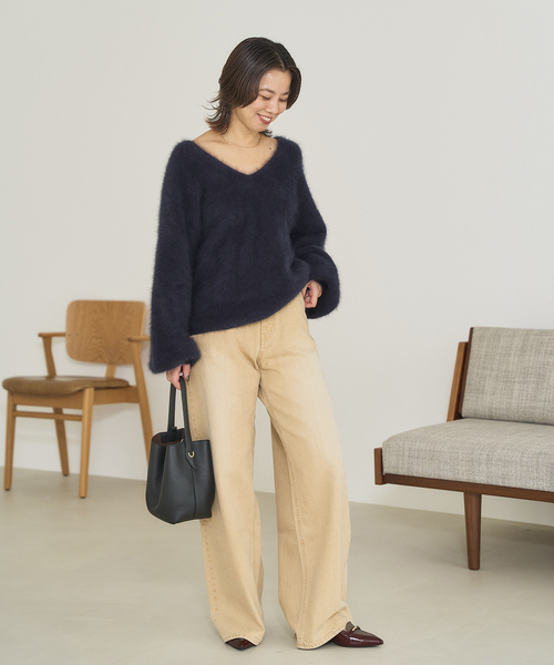 LE TALON（ルタロン）の「5cmポインテッドローファーパンプス（パンプス・レディース・ブラウン/ボルドー/ブラック系その他/チョコ・23.5cm/23cm/22.5cm/22cm/25.5cm/25cm/24.5cm/24cm）」の20枚目の写真