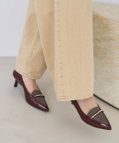 LE TALON（ルタロン）の「5cmポインテッドローファーパンプス（パンプス・レディース・ブラウン/ボルドー/ブラック系その他/チョコ・23.5cm/23cm/22.5cm/22cm/25.5cm/25cm/24.5cm/24cm）」の21枚目の写真