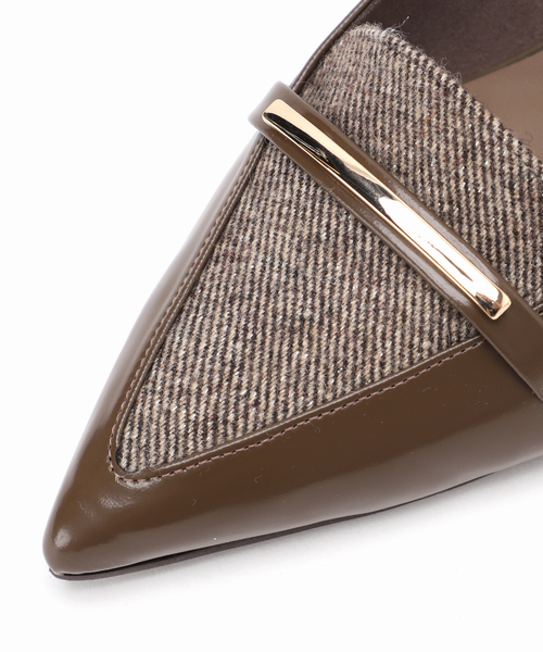 LE TALON（ルタロン）の「5cmポインテッドローファーパンプス（パンプス・レディース・ブラウン/ボルドー/ブラック系その他/チョコ・23.5cm/23cm/22.5cm/22cm/25.5cm/25cm/24.5cm/24cm）」の9枚目の写真