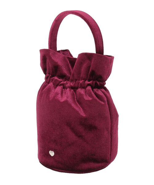 earth music&ecology（アースミュージックアンドエコロジー）の「ベロアハンドルバッグ（ショルダーバッグ・レディース・ブルー/ボルドー・FREE）」の14枚目の写真