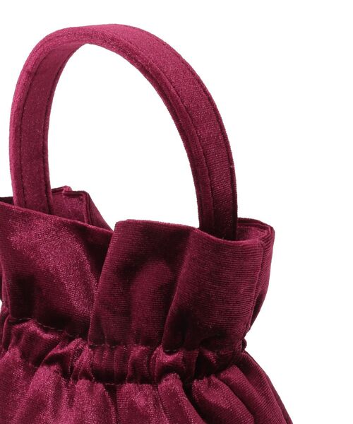 earth music&ecology（アースミュージックアンドエコロジー）の「ベロアハンドルバッグ（ショルダーバッグ・レディース・ブルー/ボルドー・FREE）」の20枚目の写真