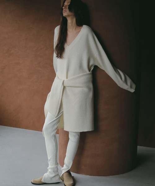 ZOZO限定カラー】レイヤードニットラップスカート（ストール/ショール