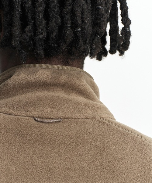 AIGLE(エーグル)の「ジップアップフリース T-KIT(ブルゾン・メンズ・モスグリーン/ダークネイビー/ブラック・L/S/XXL/XL/XS/M)」の9枚目の写真