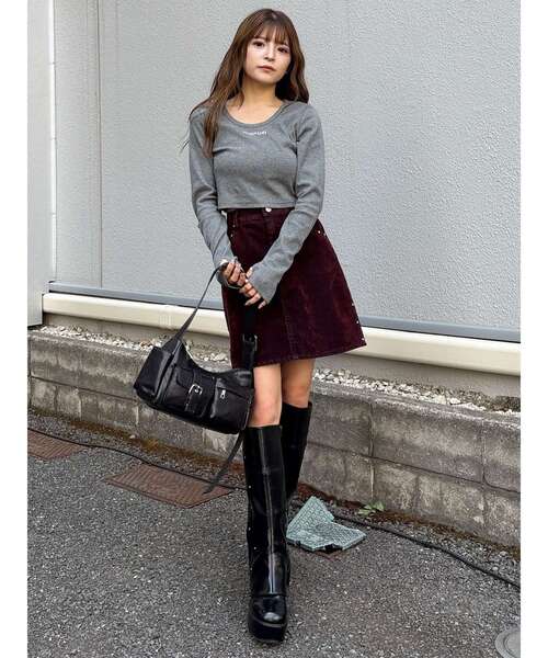 MURUA(ムルーア)の「メニーポケットベルトバッグ(ハンドバッグ・レディース・ブラウン/ブラック・FREE)」の12枚目の写真