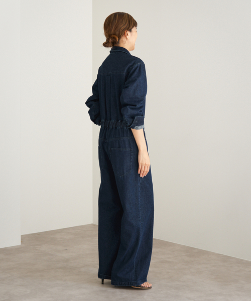 Maison IENAデニムジャンプスーツ（つなぎ/オールインワン）｜IENA