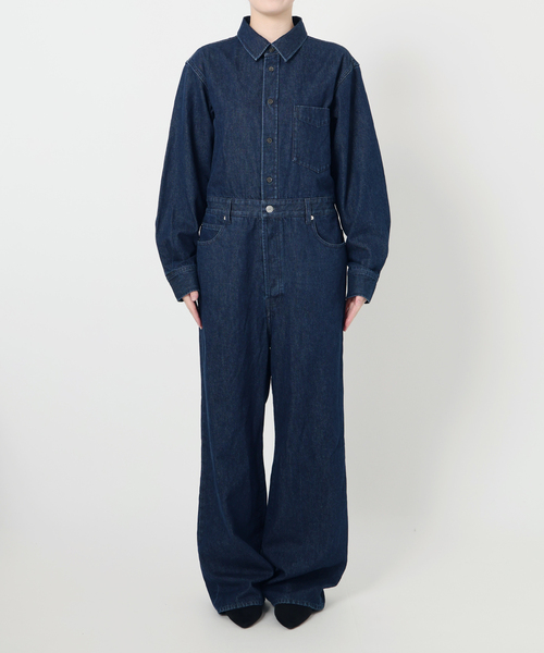 Maison IENAデニムジャンプスーツ（つなぎ/オールインワン）｜IENA