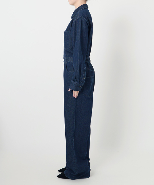 Maison IENAデニムジャンプスーツ（つなぎ/オールインワン）｜IENA