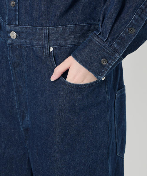 IENA（イエナ）の「Maison IENAデニムジャンプスーツ（つなぎ/オールインワン・レディース・ネイビー・36/38）」の17枚目の写真