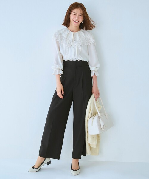 TOCCA（トッカ）の「BABY SCALLOP PANTS パンツ（その他パンツ・レディース・ネイビー系/ブラック系・0/2/4）」の2枚目の写真