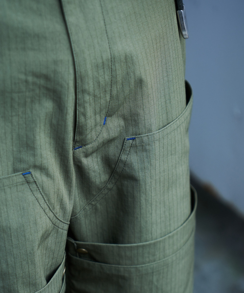 PARANOID（パラノイド）の「PARANOID / パラノイド 別注 RIPSTOP WR MOVABLE PANTS（その他パンツ・メンズ・ネイビー/カーキ・MEDIUM/SMALL/LARGE）」の7枚目の写真