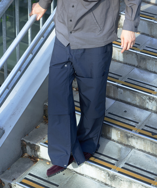 PARANOID（パラノイド）の「PARANOID / パラノイド 別注 RIPSTOP WR MOVABLE PANTS（その他パンツ・メンズ・ネイビー/カーキ・MEDIUM/SMALL/LARGE）」の5枚目の写真