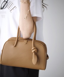 Ehre style（エーレスタイル）の「余裕をまとう大人の上品バッグ結びデザインバッグ（ハンドバッグ）」