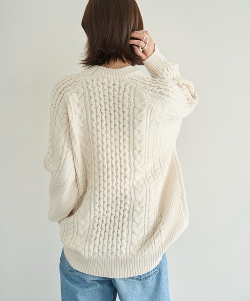 meilmada（メイルマダ）の「ケーブルルーズニット（ニット/セーター