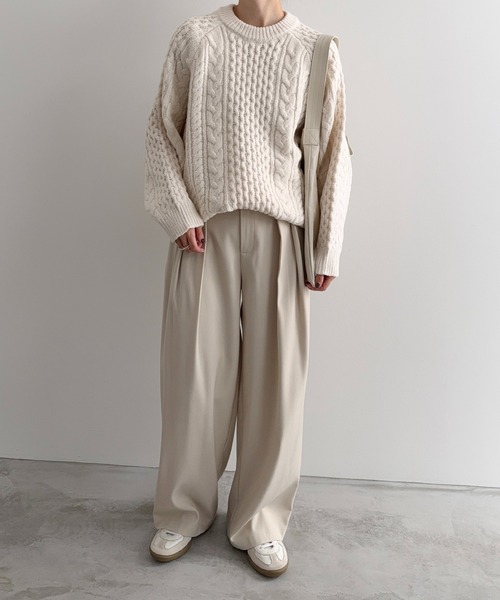 meilmada（メイルマダ）の「ケーブルルーズニット（ニット