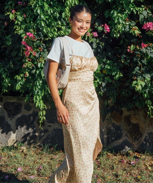 ROXY(ロキシー)の「ROXY×NANAHA DRESS/ロキシーナナハコラボワンピース(ワンピース・レディース・イエロー/オフホワイト・MEDIUM/X-SMALL/SMALL/LARGE)」の3枚目の写真