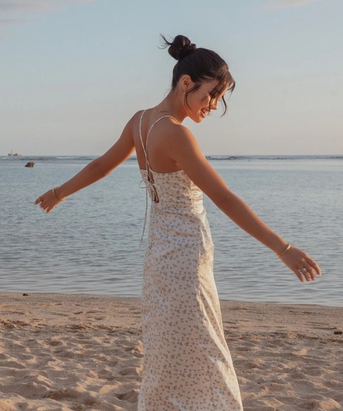ROXY(ロキシー)の「ROXY×NANAHA DRESS/ロキシーナナハコラボワンピース(ワンピース・レディース・イエロー/オフホワイト・MEDIUM/X-SMALL/SMALL/LARGE)」の7枚目の写真