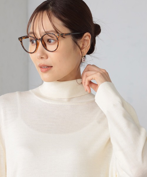 GALLORIA(ギャローリア)の「マシンウォッシャブル シアーハイネックニット(ニット/セーター・レディース・ブラック/アイボリー/ロイヤルブルー/チャコールグレー・LL/L/M/S)」の15枚目の写真