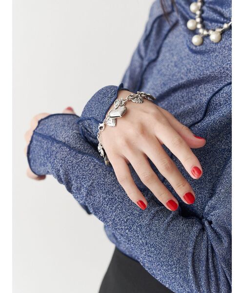 jouetie（ジュエティ）の「ヴィンテージモチーフブレスレット（ブレスレット・レディース・シルバー/ゴールド・FREE）」の3枚目の写真