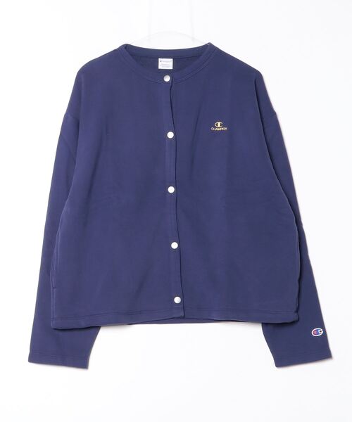 Champion(チャンピオン)の「チャンピオン SWEAT CARDIGAN_(スウェット・レディース・ライトグレー/ダークブルー・M/L)」の2枚目の写真