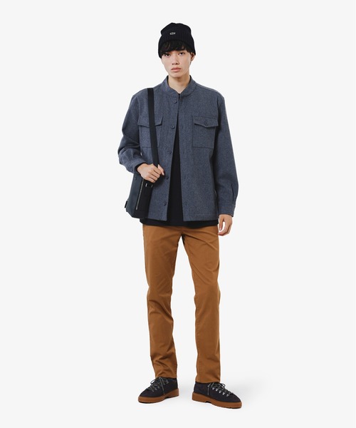 LACOSTE(ラコステ)の「ヘビーウェイトシングルジャージ長袖Tシャツ(Tシャツ/カットソー・メンズ・ブラック/オリーブ/オフホワイト・3/2/4/5)」の9枚目の写真