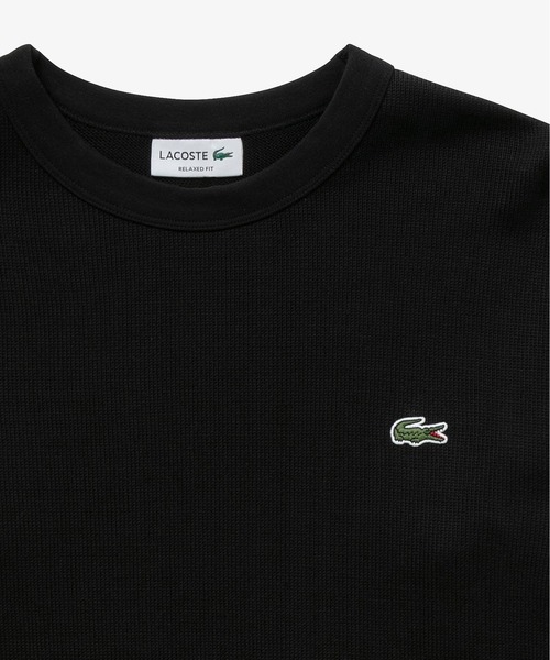 LACOSTE(ラコステ)の「ヘビーウェイトシングルジャージ長袖Tシャツ(Tシャツ/カットソー・メンズ・ブラック/オリーブ/オフホワイト・3/2/4/5)」の11枚目の写真