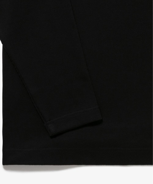 LACOSTE(ラコステ)の「ヘビーウェイトシングルジャージ長袖Tシャツ(Tシャツ/カットソー・メンズ・ブラック/オリーブ/オフホワイト・3/2/4/5)」の13枚目の写真