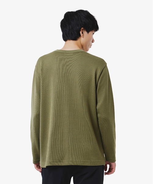 LACOSTE(ラコステ)の「ヘビーウェイトシングルジャージ長袖Tシャツ(Tシャツ/カットソー・メンズ・ブラック/オリーブ/オフホワイト・3/2/4/5)」の15枚目の写真