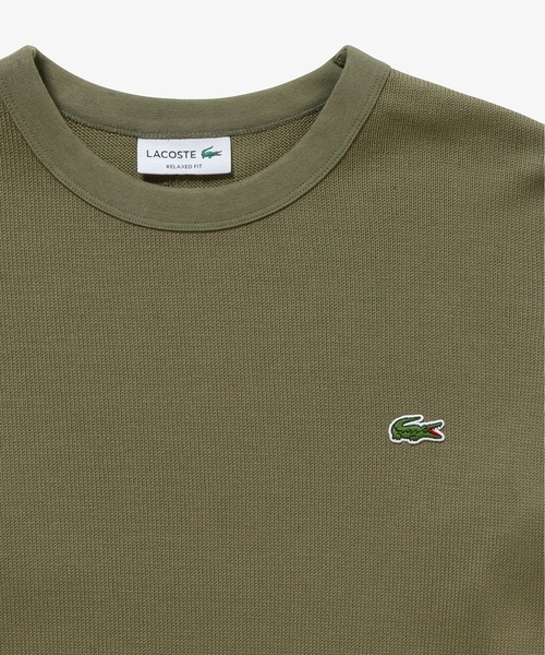 LACOSTE(ラコステ)の「ヘビーウェイトシングルジャージ長袖Tシャツ(Tシャツ/カットソー・メンズ・ブラック/オリーブ/オフホワイト・3/2/4/5)」の21枚目の写真
