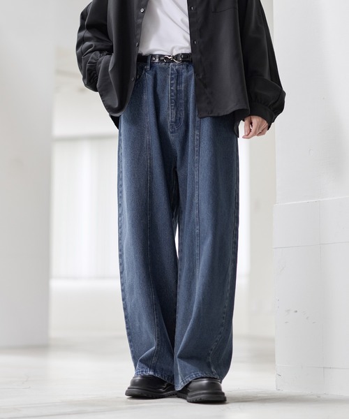 ETELIO（エテリオ）の「ヴィンテージ加工13ozセンターシームストレート