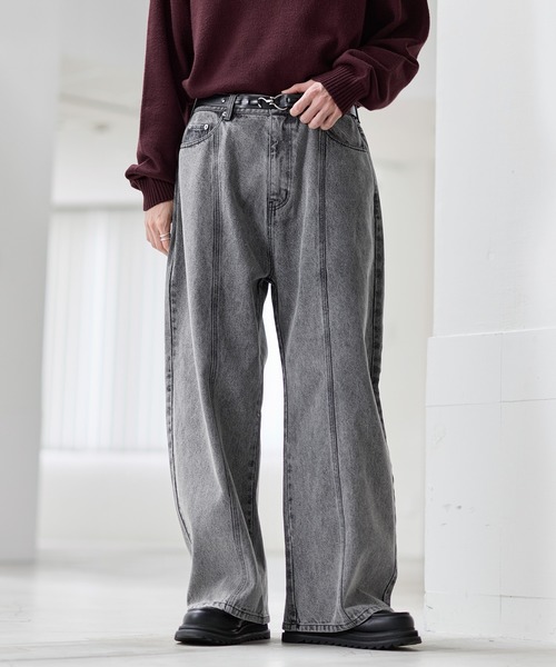 ETELIO（エテリオ）の「ヴィンテージ加工13ozセンターシームストレート